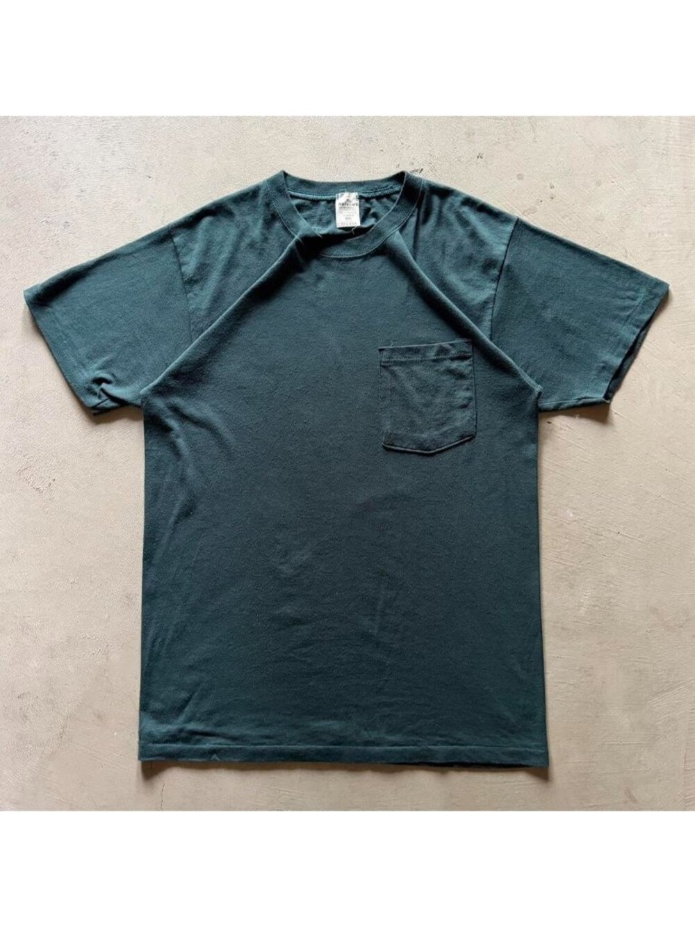 vintage watsons single stitch forest green pocket tshirt